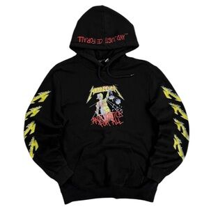 Metallica x H&M "And Justice For All" 1988 Album Graphic Hoodie in Black Men’s S